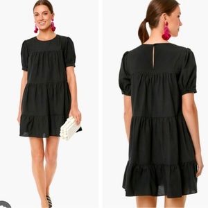 Tuckernuck Pomander Place black Quinn tired dress XL